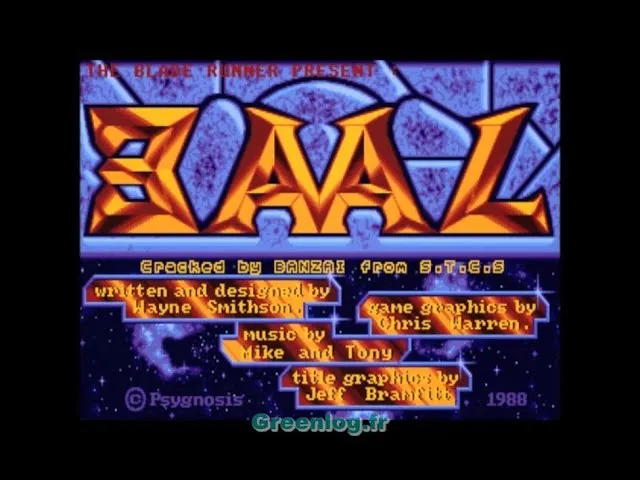 Baal Atari ST - gameplay screenshot