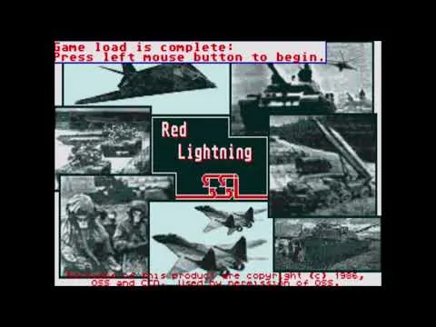 Red Lightning Atari ST wargame gameplay