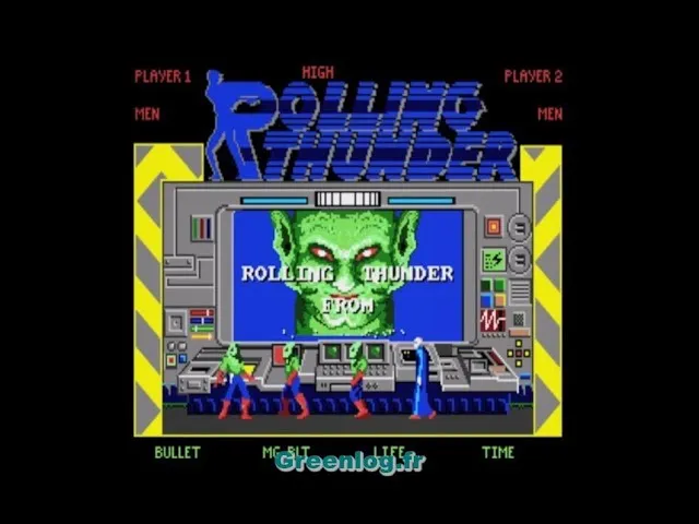 Rolling Thunder Atari ST gameplay screenshot