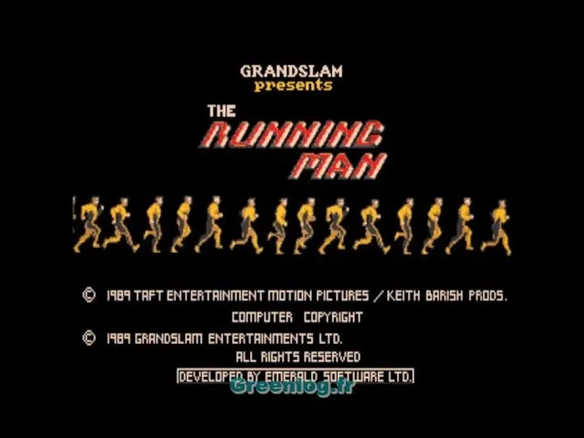 The Running Man Atari ST - gameplay screenshot